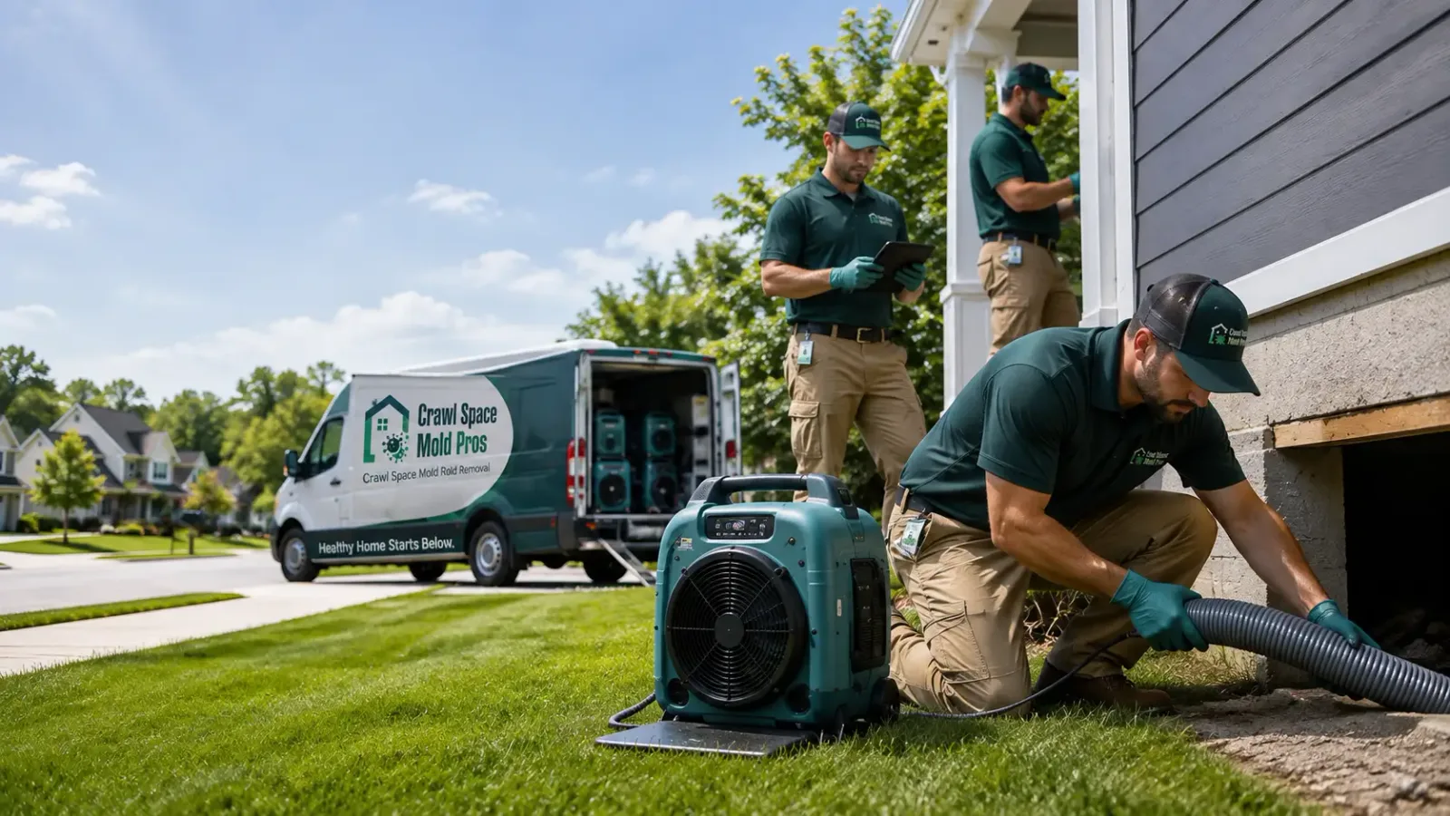 Crawl Space Mold Removal in Huntley, IL